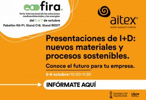Lee más sobre el artículo AITEX presenta en Ecofira nuevos materiales y procesos sostenibles